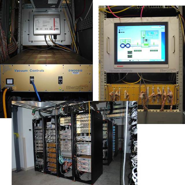 Vacuum controls electronics 1, 2, 3, 4 collage
